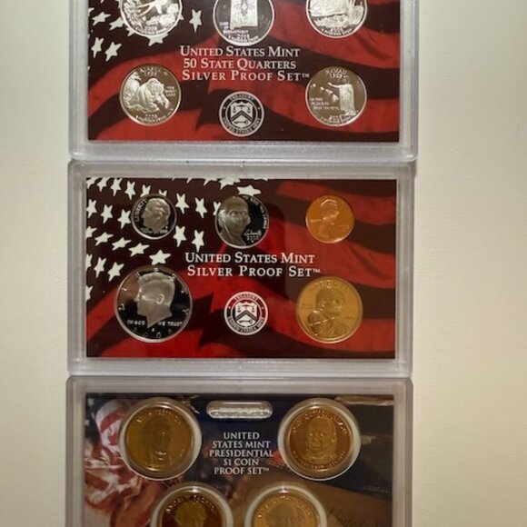 2009 S Coin SILVER Proof Set United States Mint, 18 coins, COA Complete - Picture 6 of 8
